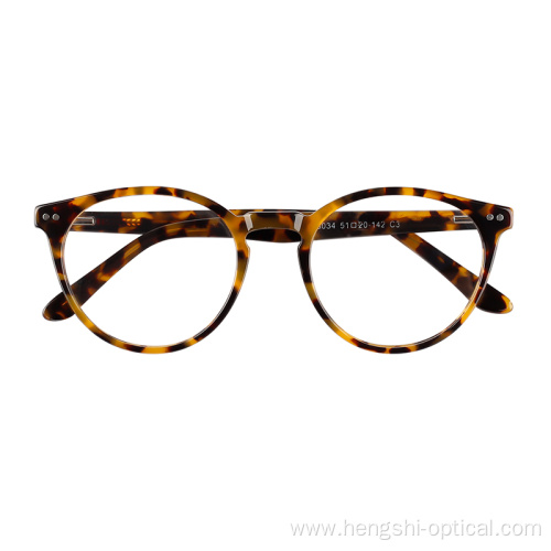 fashion round acetate glasses frames,women men circle acetate optical eyeglasses frames